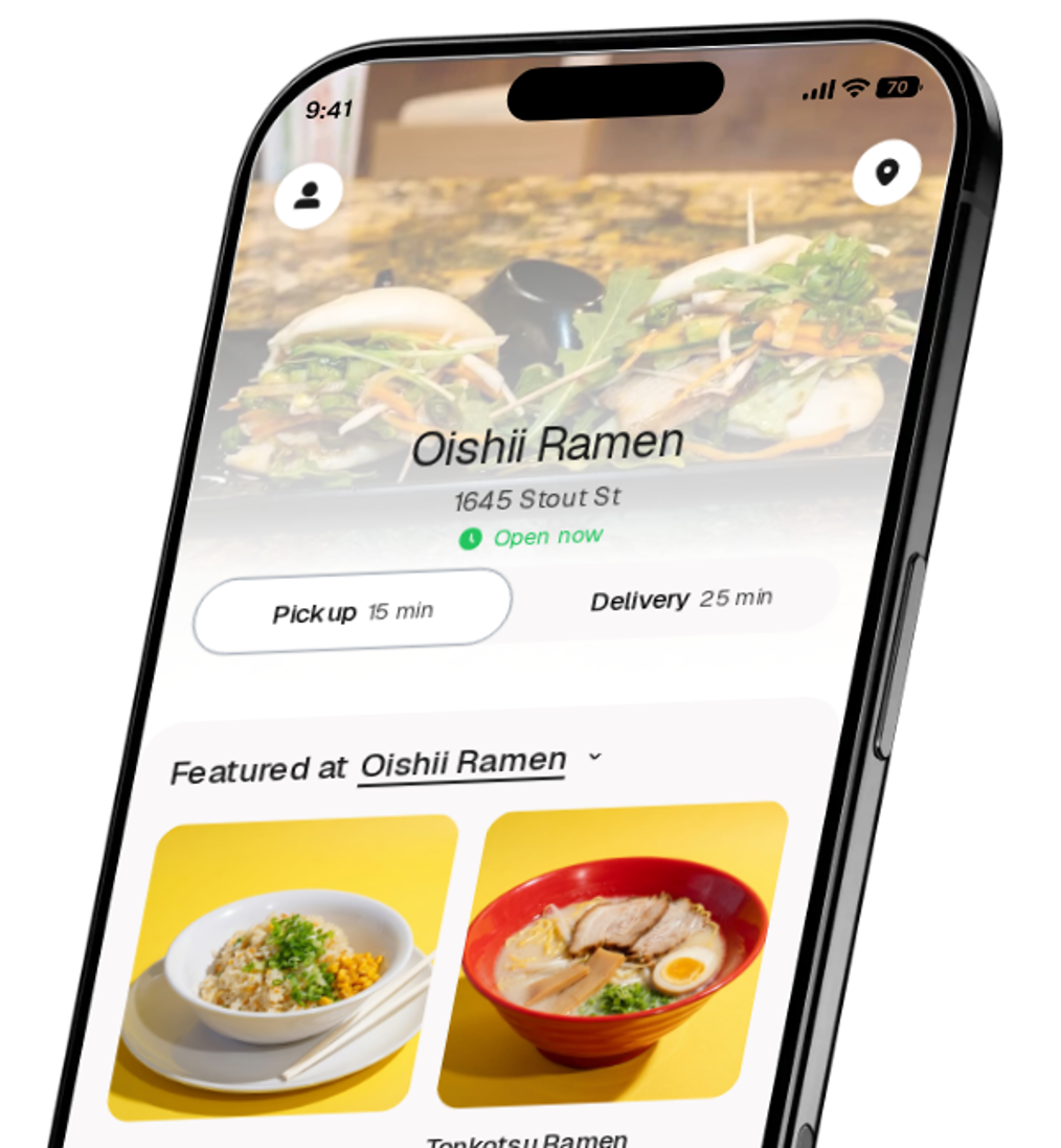 Oishii Ramen app preview